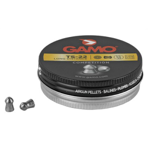 Gamo TS-22 Flat Nose .22 Caliber Pellet, 200/Pack - 632176854