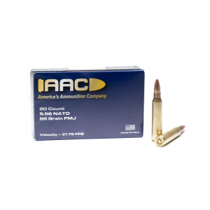 850032424561 AAC 5.56 Ammo 55 Grain Fmj 20rd Box - Aac556fmj1-20 850032424561 AAC556FMJ1-20