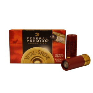 FEDERAL 12ga Vital-shok Truball Shotshell Ammunition 2.75" 1oz Ammunition (5rds) - Pb127 Lrs