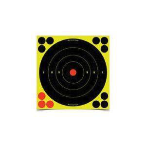 Birchwood Casey Shoot-N-C Target 8" Round Bullseye, 6 Pack - BC-34805