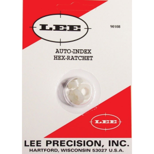 Lee Precision Auot Index Hex Ratchet for 3-Hole Turret Press and Pro 1000 Reloading Press, White - 90108