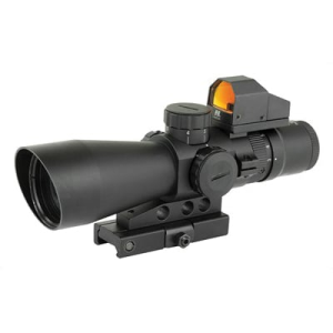 NCSTAR 3-9x42 Scope w/ 3 MOA Red Dot Fits Weaver & Picatinny Rails - STP3942GDV2