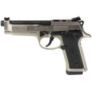 Beretta 92X Performance 9mm Pistol, 4.9" Barrel, Black, Silver - J92XRD20