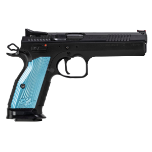 CZ 75 .40 S&w Pistol, 5.23" Barrel, Fiber Optic Front Sights, Black - 91222