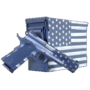 Legacy Sports Citadel M1911 .45 ACP Pistol, American Flag Battleworn Gray Cerakote - CITC45FUSGAC