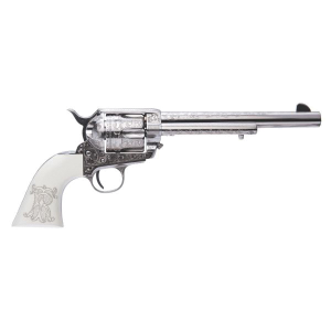 Cimarron Teddy Roosevelt Frontier .45 Long Colt 6rd Engraved Revolver - PP415LNTRII