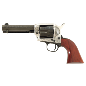 Taylors & Company 1873 Cattleman .357 Magnum Revolver 4.75" 6rds, Coin Photo Engraved - 550924