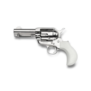 TAYLORS & Company 1873 Nickel Flattop Ivory Birdshead .45 Lc Revolver, Nickel Plated - Og1417
