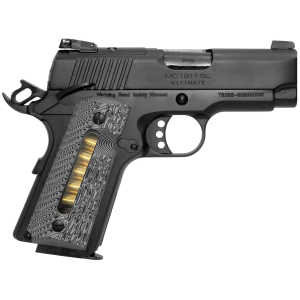 Girsan 9mm 1911 Pistol, 3.4" Barrel, Adjustable Rear Sights, Black - 390036