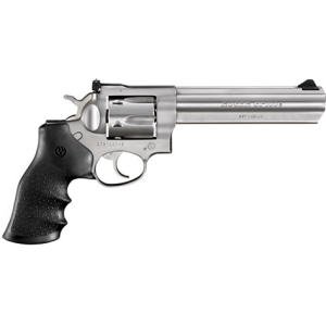 Ruger GP-100 .357 Mag 6" Bbl Stainless Steel Hogue Grip 01707