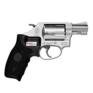 SMITH & Wesson Model 637 Crimson Trace Lasergrip Small .38 S&w Spl +p Revolver, Matte Silver - 163052