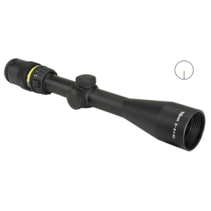 Trijicon AccuPoint 3-9x40mm Illuminated Amber Triangle Post (SFP) Rifle Scope - 200000