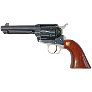 Cimarron Pistoleer .45 Long Colt Revolver, 4.75" Barrel, Fixed Sights, Blue - MP410B1401