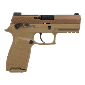 Sig Sauer P320 M18 Carry 9mm 3.9" Pistol, Coyote Tan - 320CA-9-M18-MS