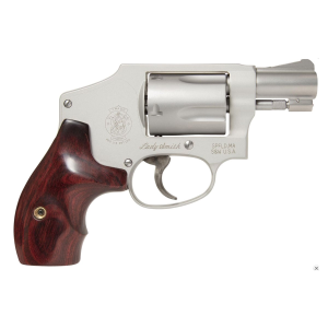 Smith & Wesson 642 LadySmith .38 Special Revolver Hammerless, SS/Wood