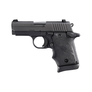 Sig Sauer P938 BRG Micro-Compact 9mm Semi-Automatic Pistol, Hardcoat Anodized Black - 938M-9-BRG-AMBI