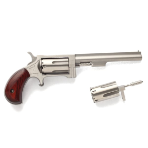 North American Arms Sidewinder Small 4" .22 Mag/.22lr Revolver, SS - NAA-SWC-4