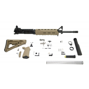 PSA 16" Midlength Nitride 5.56 NATO 1:7 MOE EPT Freedom Rifle Kit with Rear MBUS, Flat Dark Earth