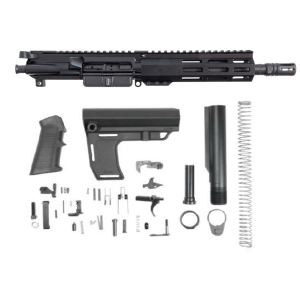 PSA 8.5" Pistol 5.56 1/7 NATO Nitride 7" Lightweight Hex M-Lok Classic MFT Battlelink Pistol Kit