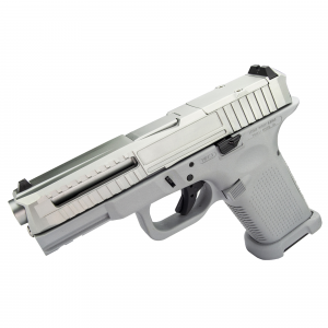 Lone Wolf LTD19 V1 9mm Pistol, 4" Barrel, 3 Dot Sights, Gray, Silver - LWDLTD19V1RMRGRY - 