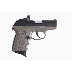SCCY CPX-2RD 9mm Pistol, Gray/Black - CPX-2CBSGRDE