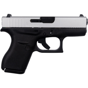 Glock 42 380 Auto 3.26" 6rd Shimmering Aluminum - ACG-57049 - 