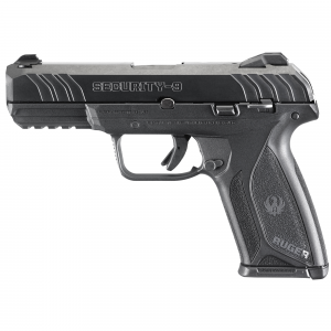 RUGER Security-9 9mm Pistol, 4" Barrel, 3 Dot Sights, Blue - 3811