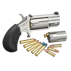 North American Arms Pug .22LR Revolver 1" 5rds, Stainless - PUGDC