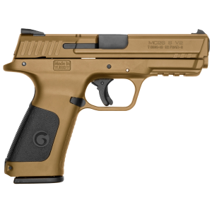 GIRSAN Mc28 Sa V2 9mm Pistol, 4.25" Barrel, 3 Dot Sights, Flat Dark Earth - 390110