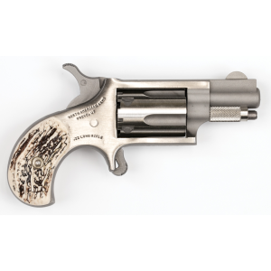 North American Arms Mini .22LR Revolver, 1.125" Barrel, Fixed Sights, Silver - NAA22LRGSTG