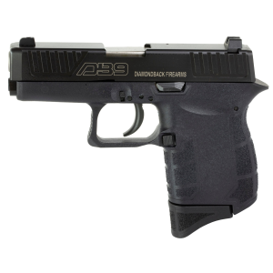 Diamondback DB9 9mm Pistol, 3" Barrel, Fixed Sights, Black - DB0200P001