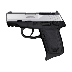 SCCY CPX-1 Gen 3 9mm Pistol 3.1" 10rd, Black/SS - SCCYCPX1TTBKRDRG3