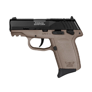 SCCY CPX-1 9mm Pistol 3.1" 10rd, Black/FDE- CPX1CBDERDRG3