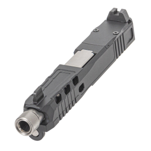 PSA Dagger Complete SWRV2 RMR Slide With Stainless Threaded Barrel, Black