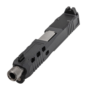 PSA Dagger Complete SWRV2 RMR Slide With Stainless Threaded Barrel, Gray