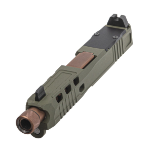 PSA Dagger Complete SWRV2 RMR Slide W/ Copper Threaded Barrel, Sniper Green