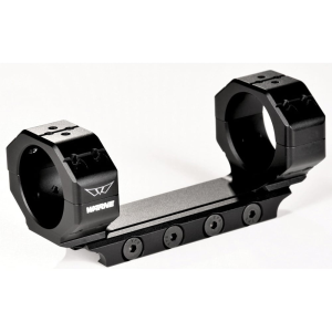Warne Scope Mounts Skyline Long Range 34mm Ultra High 7075 T6 Billet Aluminum 1-Piece Precision Mount, Black - 7824M
