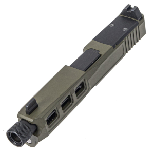 PSA Dagger Complete SW3 RMR Slide Assembly With Threaded Barrel, Sniper Green