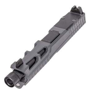 PSA Dagger Complete SW5 RMR Slide Assembly With Threaded Barrel, Gray