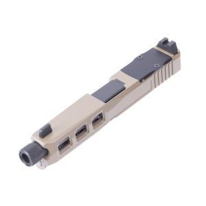 PSA Dagger Complete SW3 RMR Slide Assembly With Threaded Barrel, Flat Dark Earth