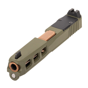 PSA Dagger Complete SW3 RMR Slide Assembly With Copper Barrel, Sniper Green