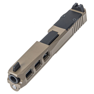 PSA Dagger Complete SW3 RMR Slide Assembly With Non-Threaded Barrel, Flat Dark Earth