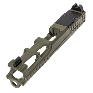 PSA Dagger Complete SW5 RMR Slide Assembly, Sniper Green