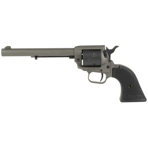 Heritage Rough Rider .22LR Revolver, 6.5" Barrel, Fixed Sights, Tungsten - RR22C6