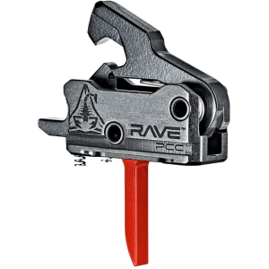 Rise Armament Rave PCC Flat Trigger, Red - T017F-PCC-RED