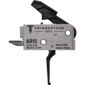 Trigger Tech Duty Flat Single Stage Trigger, Black - AH0-SDB-33-NNF