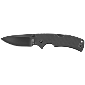 Cold Steel American Lawman, Folding Knife, S35VN with DLC Coating, Plain Edge, 3.5" Blade