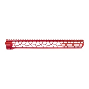 Odin Works 17.5" M-LOK Ragna Free Float AR-15 Handguard, Red - F-17-ML-RA-RED