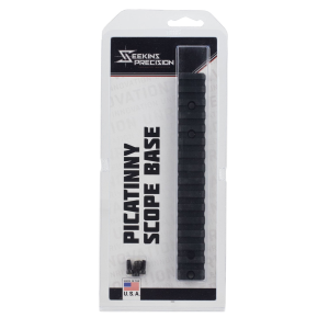 Seekins Precision Remington 700 Short Action 7075 T6 Aluminum 1-Piece Scope Base, Type III Class 2 Hardcoat Anodized Matte Black, #8 Screw - 10710021
