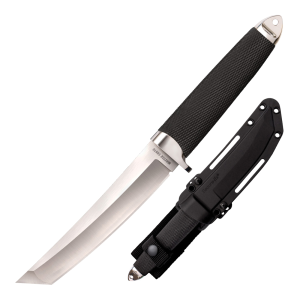 Cold Steel San Mai Master 6" Fixed Blade Knife w/ Sheath, Black - CS-35AB